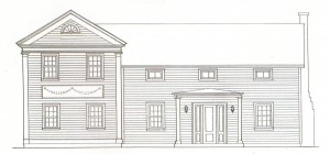 Tamm house front elevation