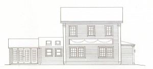 Tamm house side elevation